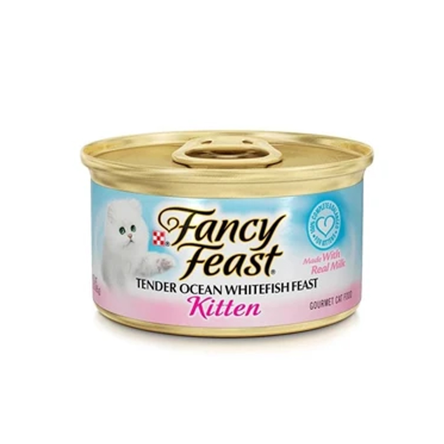 WF Fancy Feast Kitten Ocean Whitefish Flavour 85gr